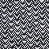 Japanese style big handkerchief cotton 100% / Furoshiki Japan classic Tradition Waves Clouds Grid printed 48cm / Many Uses