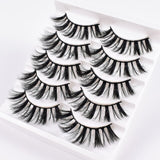5/8/10Pairs 25mm 3D Mink Lashes Dramatic False Eyelashes  Wispy Fake Eyelash Extension Volume Faux Cils Handmade Eye Makeup