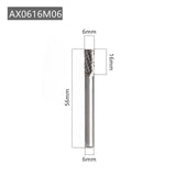 Free Shipping AX Type Head Tungsten Carbide Alloy Rotary File Drill Milling Carving Bit Point Burr Die Grinder Abrasive Tools