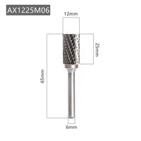 Free Shipping AX Type Head Tungsten Carbide Alloy Rotary File Drill Milling Carving Bit Point Burr Die Grinder Abrasive Tools