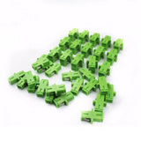 50pcs SC APC Fiber Optic Adapter singlemode simplex SC APC connector fiber optic Attenuator SC Fiber flange  Free shipping