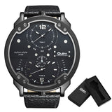 Oulm Big Watches for Men Multiple Time Zone Sport Quartz Clock Male Luxury Fashion Sport Men Wristwatch Relogio Masculino