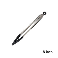 LMETJMA Premium Kitchen Tongs Silicone Cooking Tongs 9 12 inch BPA Free Non-Stick BBQ Cooking Grilling Locking Food Tongs KC0253