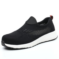 Safety Shoes Brand Summer Lightweight Steel Toecap Unisex Work Safety Boots Breathable Men Women Shoes Plus Size Safety Shoe