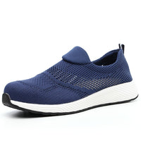 Safety Shoes Brand Summer Lightweight Steel Toecap Unisex Work Safety Boots Breathable Men Women Shoes Plus Size Safety Shoe