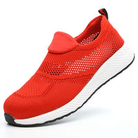 Safety Shoes Brand Summer Lightweight Steel Toecap Unisex Work Safety Boots Breathable Men Women Shoes Plus Size Safety Shoe