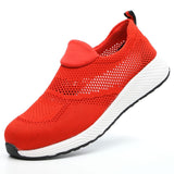 Safety Shoes Brand Summer Lightweight Steel Toecap Unisex Work Safety Boots Breathable Men Women Shoes Plus Size Safety Shoe