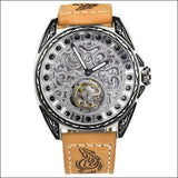 Sapphire Diamond Crystal Skeleton Tourbillon Wrist Watch