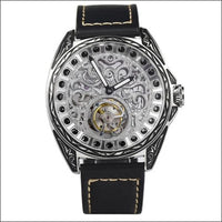 Sapphire Diamond Crystal Skeleton Tourbillon Wrist Watch