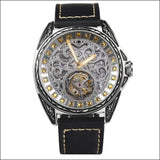 Sapphire Diamond Crystal Skeleton Tourbillon Wrist Watch