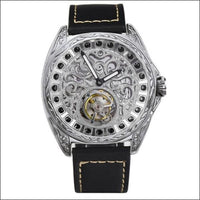 Sapphire Diamond Crystal Skeleton Tourbillon Wrist Watch