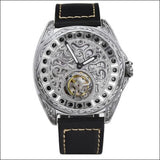 Sapphire Diamond Crystal Skeleton Tourbillon Wrist Watch
