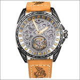 Sapphire Diamond Crystal Skeleton Tourbillon Wrist Watch