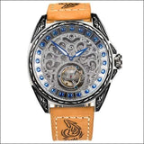 Sapphire Diamond Crystal Skeleton Tourbillon Wrist Watch