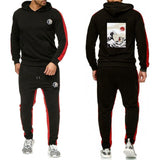 New Fashion Hooded Sweatshirts Sportswear Male Tracksuit Hoodies Spring and Autumn Brand Apparel Hoodies+Pants Sets