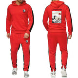 New Fashion Hooded Sweatshirts Sportswear Male Tracksuit Hoodies Spring and Autumn Brand Apparel Hoodies+Pants Sets