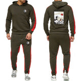 New Fashion Hooded Sweatshirts Sportswear Male Tracksuit Hoodies Spring and Autumn Brand Apparel Hoodies+Pants Sets