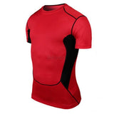 Men  s Compression Wear Under Pro Base Layer Short Sleeve T-Shirts   S-XXL