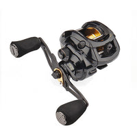 JITAI Baitcasting Reel Dual Brake System 10Kg Carbon Fiber Drag 7.0:1 High Speed Lightweight 204g Fishing Reel Fishing Wheels