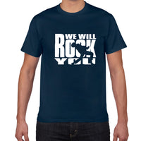 Glitter Rock Band Queen T Shirt Men Cool streetwear Pop rock T-shirt men Summer 100% Cotton Heavy Rock Tops tees men clothing