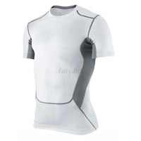 Men  s Compression Wear Under Pro Base Layer Short Sleeve T-Shirts   S-XXL